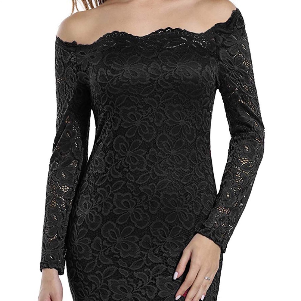 ACEVOG Women’s Off-shoulder Lace Dress